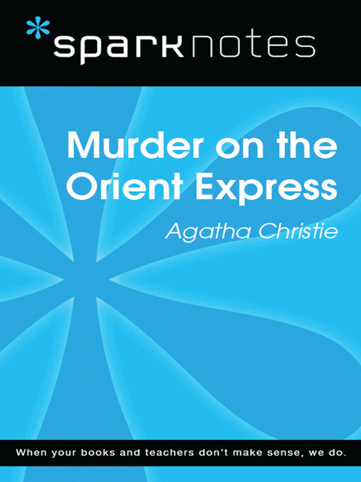 Cover image for Murder on the Orient Express (SparkNotes Literature Guide)